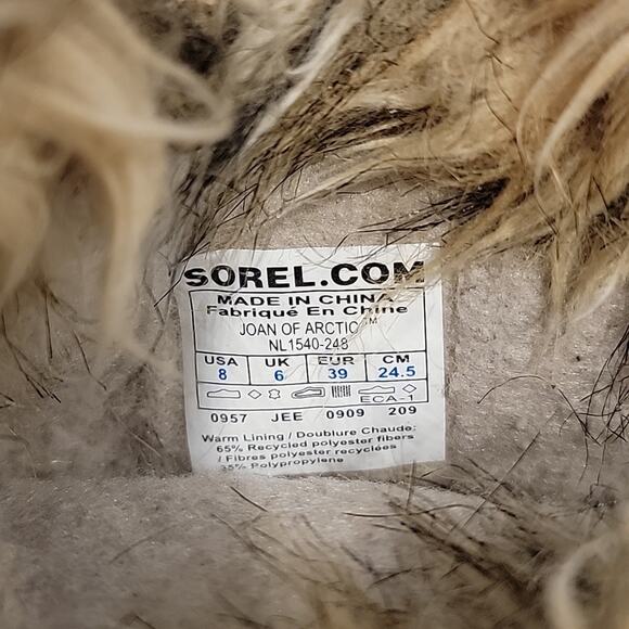 Sorel Joan of Arctic Suede & Faux-Fur Snow Boots, 8 - Picture 10 of 10